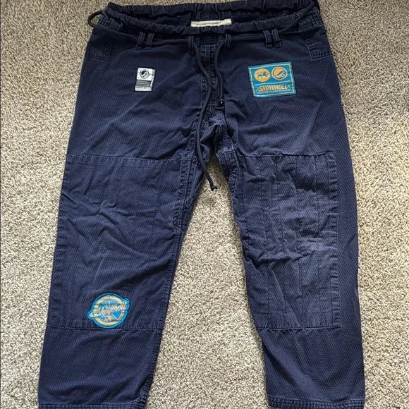 Shoyoroll Navy Blue Jiu-Jitsu Gi with Patches size A2 - Picture 4 of 4